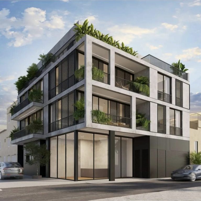 A coté du Shouk Hacarmel et de la mer projet haut de gamme dans rue calme du Kerem Hateimanim. Immeuble boutique penthouse +appartements