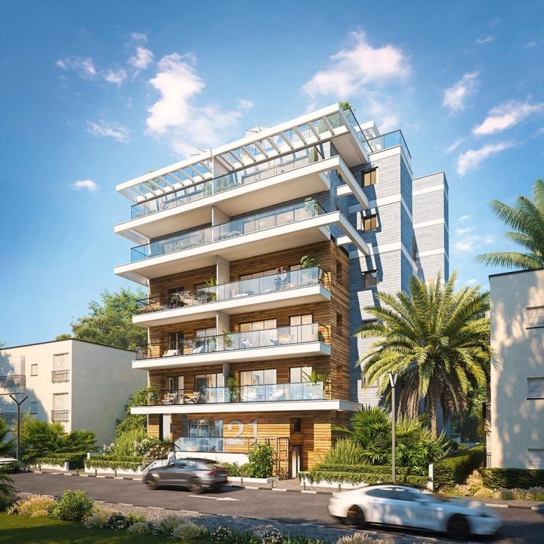 Tama 38 à Bat-Yam proche mer rue Ha'Atsmaout, vue dégagée sur parc, appartements et penthouses, paiement 20/80